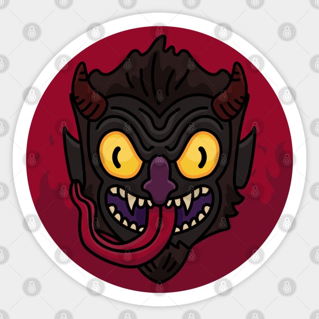 Merry Krampus 2021 Sticker by NeedlePig